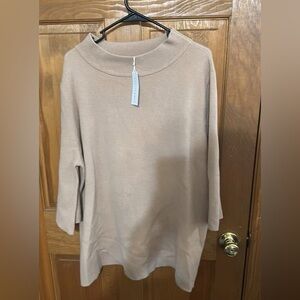 Baltic Born Tan Cowl Neck Sweater